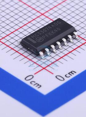 运算放大器 MC33074ADR2G SOIC-14 ON 全新原装进口