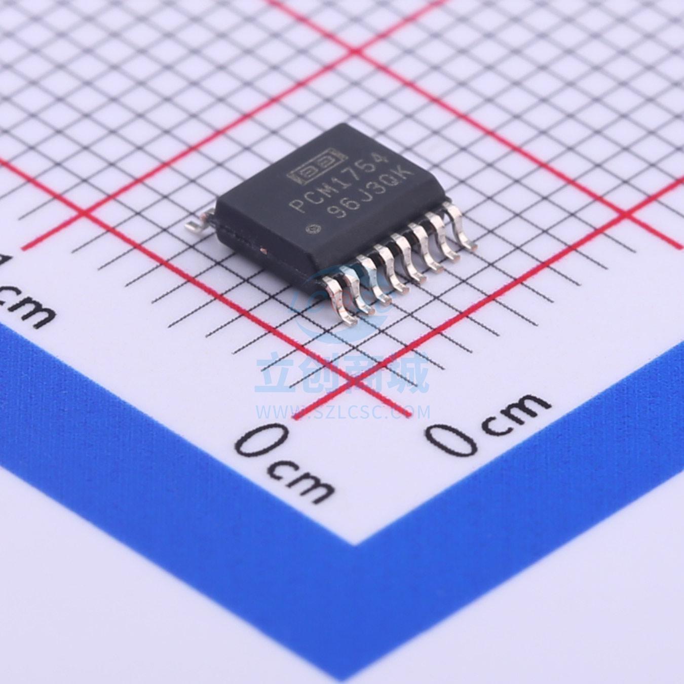 数模转换芯片DAC PCM1754DBQR SSOP-16_39mm TI()
