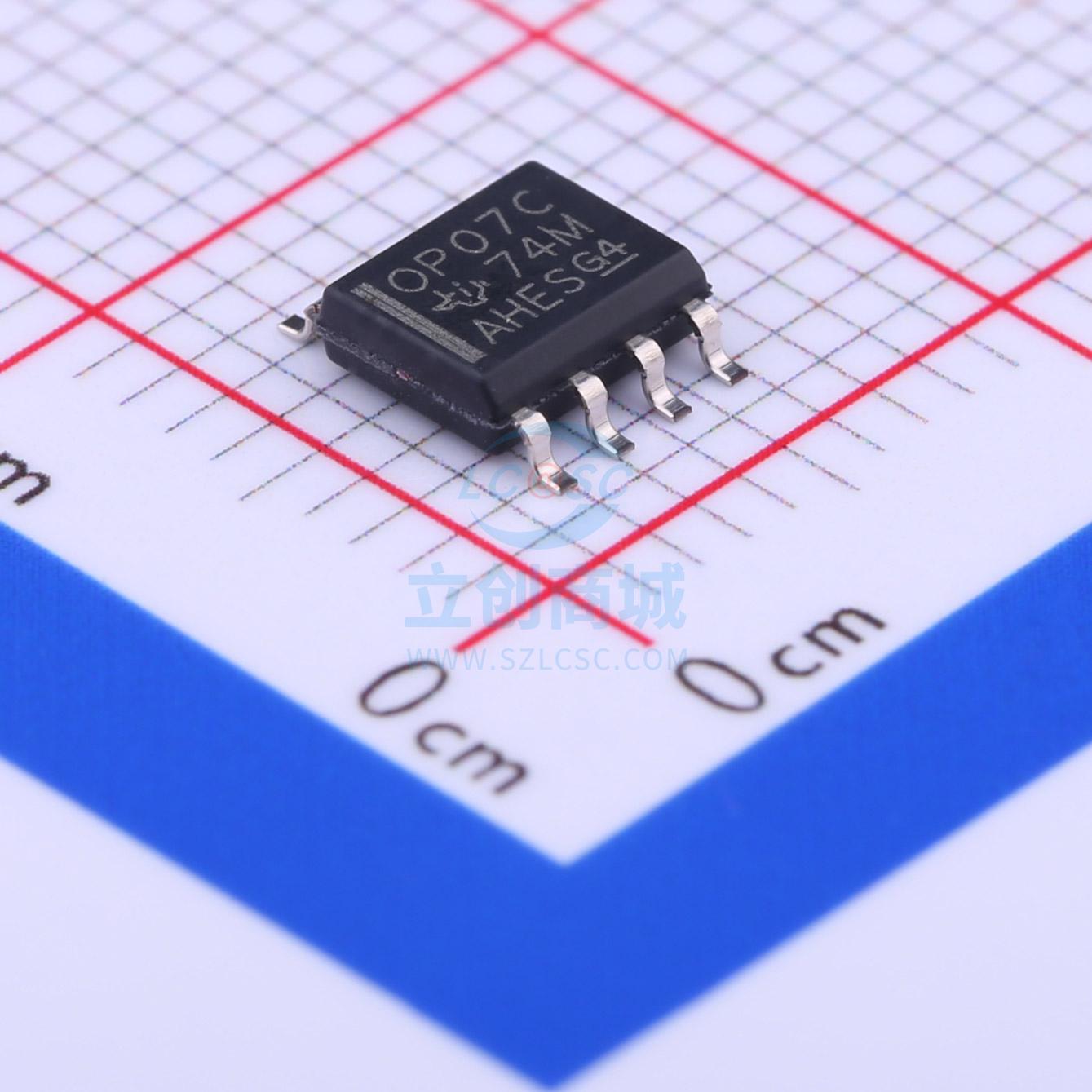 精密运放 OP07CD SOIC-8 TI 全新原装进口