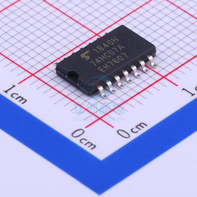 缓冲器/驱动器 TC74HC07AF SOIC-14_208mil 全新原装进口