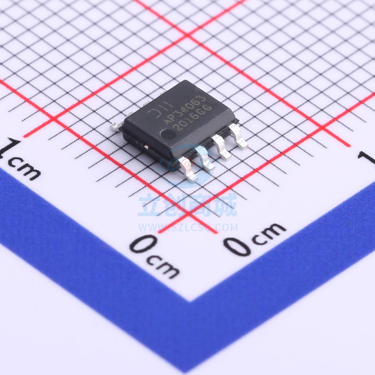 DC-DC电源芯片 AP34063S8G-13 SOIC-8_150mil DIODES(美台)