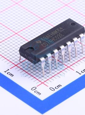 逻辑门 CD74HC02E DIP-14 TI全新原装进口