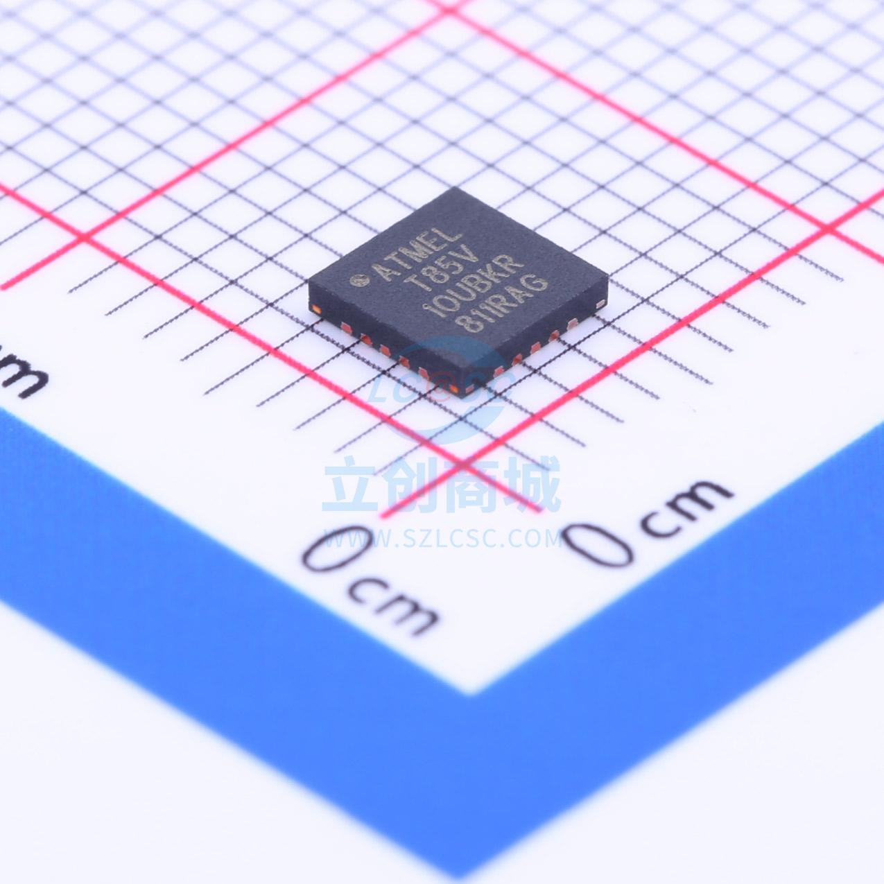 单片机(MCU/MPU/SOC) ATTINY85V-10MU QFN-20_4x4x05P MIC 全新原