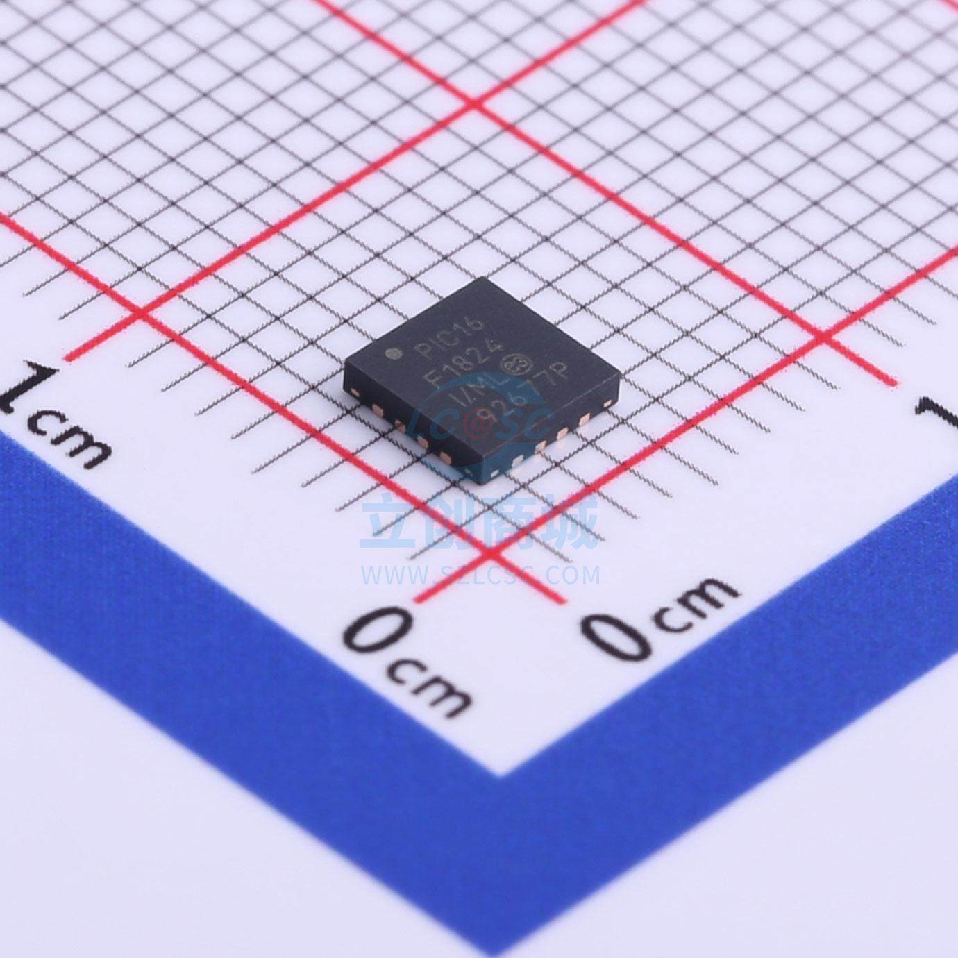 单片机(MCU/MPU/SOC) PIC16F1824-I/ML QFN-16 MIC 全新原装进口