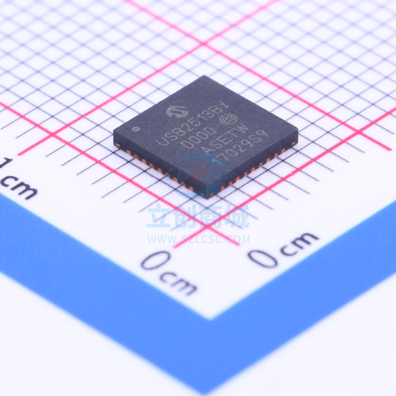 USB芯片 USB2513B-I/M2 SQFN-36 MICROCHIP(美国微芯)