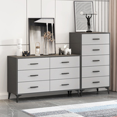 轻奢实木五斗柜卧室收纳多层抽屉储物柜小户型简约现代客厅五斗橱