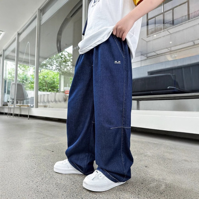 天丝牛仔裤男童夏季薄款裤子2026