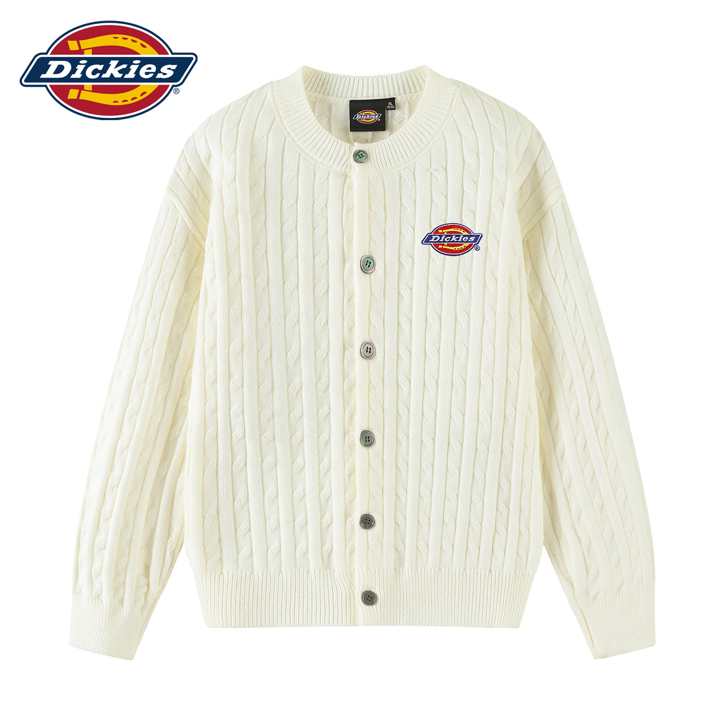 Dickies毛衣男生外套松弛感2026秋冬季新款针织开衫麻花上衣秋装