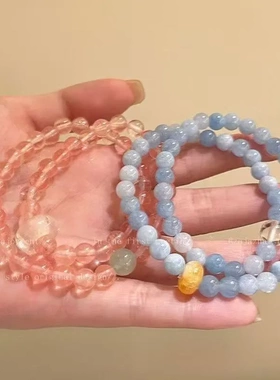 国风多层手串中式复古民族精致串珠手链手饰2025夏新款ins叠戴