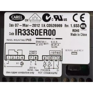卡乐温控器CAREL IR33F0AHA0+IR33F0EHA0+IR33W7LR20+IR33Z7HR20