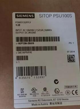 6EP1336-2BA10调节型电源6EP13362BA10新6EP1336-1LB00