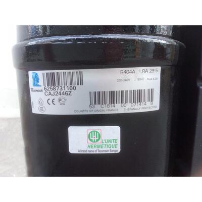 CAJ2446Z CAJ2440Z法国原装进口1匹泰康压缩机TAJ2446螺焊口R404A