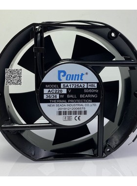 原装Polnt SA1725A2/A1 HBL 220V/110V 50/60HZ 36W 机柜散热风扇