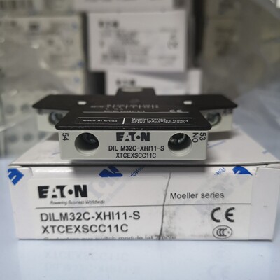ETN伊顿MOELLER穆勒接触器触头DILM32C-XHI11-S DIL M32C电梯配件