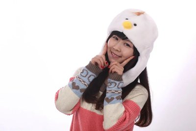 十一表演演出道具多款卡通头套小鸡帽子毛绒玩具动物造型动物头饰