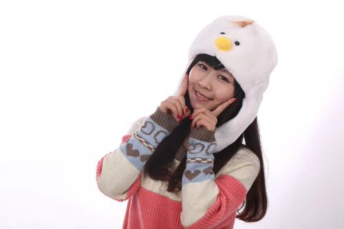 十一表演演出道具多款卡通头套小鸡帽子毛绒玩具动物造型动物头饰