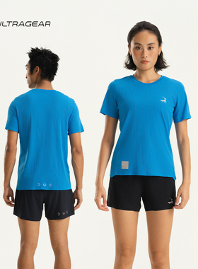 轻量爽弹透气散热男女款马拉松竞速跑步短袖T恤 | 优极UltraGear