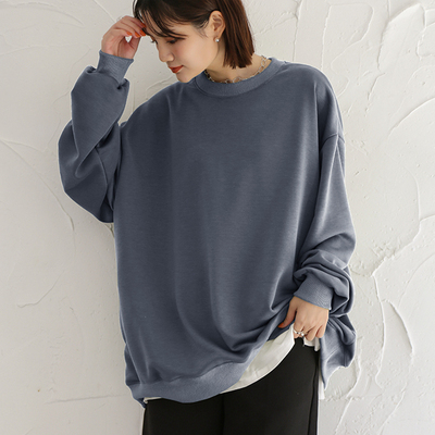 厚款宽松棉质日系百搭卫衣长袖