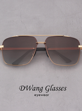 男士太阳镜大框加宽偏光墨镜驾驶开车镜方形渐变弹簧镜腿大脸帅气