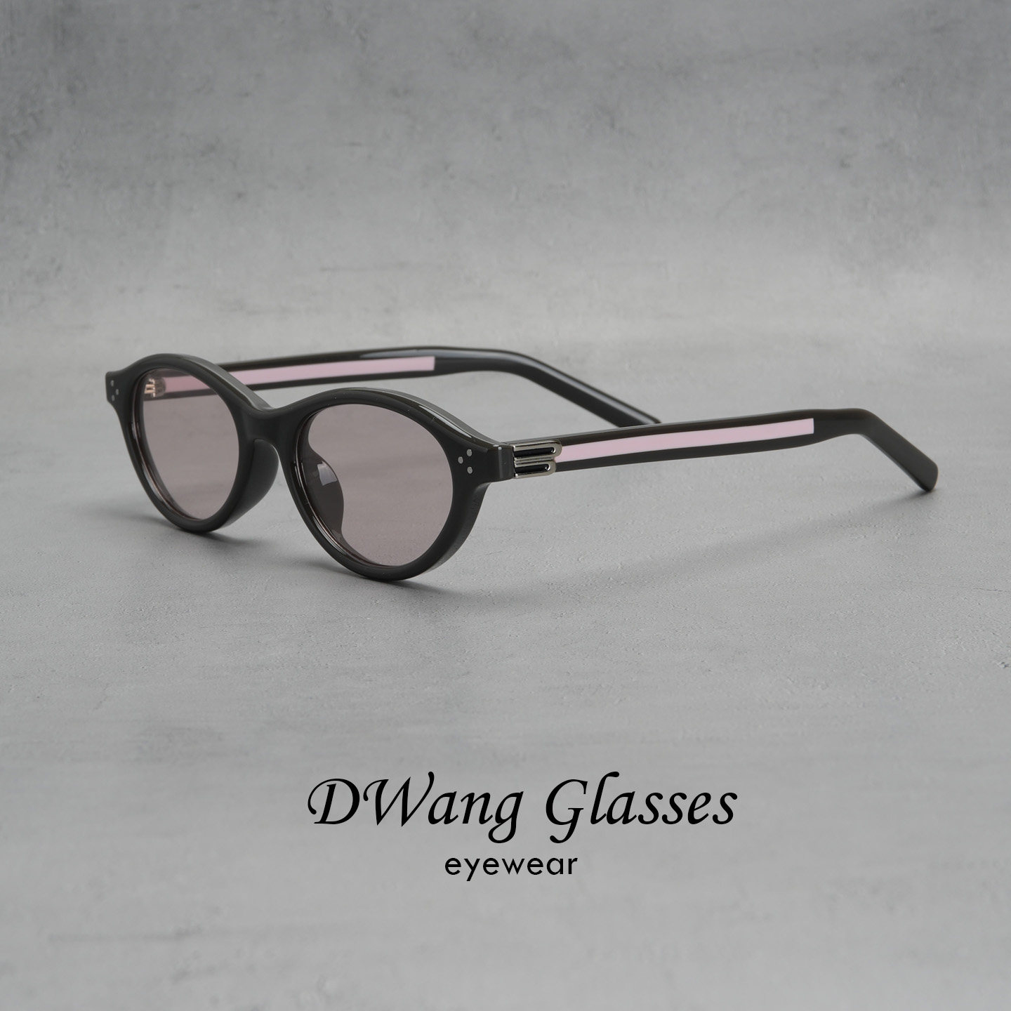 TR90扁镜框复古老钱奶奶风太阳镜