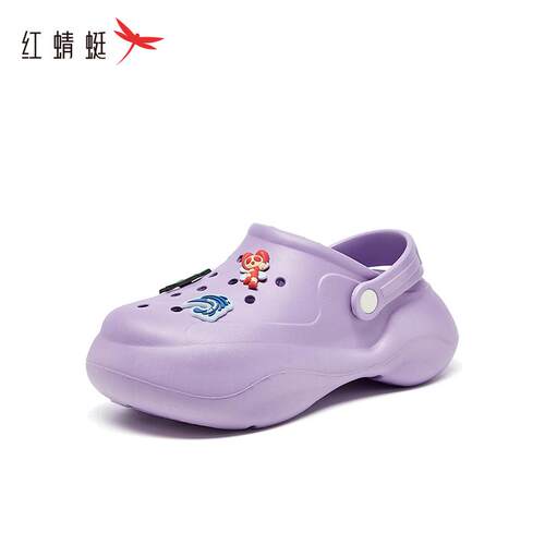 时尚舒适厚底增高包头洞洞鞋