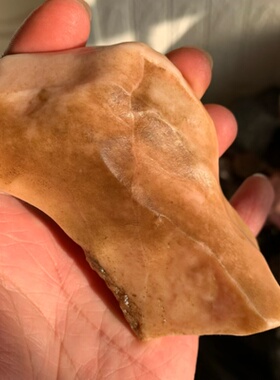 天然黑皮包浆分沙漠漆原石把玩件重257.3克雕刻出精品戈壁奇石料