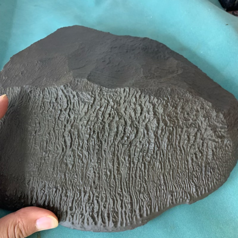 天然新疆哈密地表籽料泥石皱纹泥非常黑非常完整皱纹完美重3023克