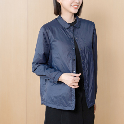 韫简约短款聚酯纤维百搭外套