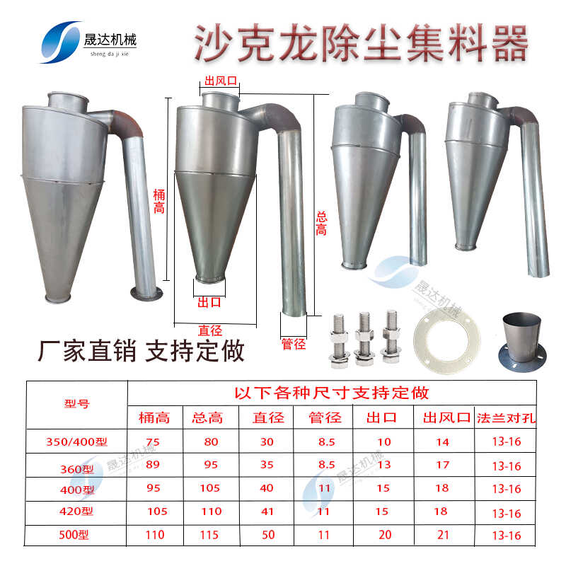 沙克龙除尘小饲料粉碎机