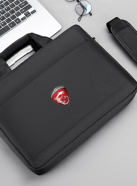 微星冲锋坦克GP76/GP66电脑包防水防震17.3寸泰坦GT77HX笔记本15.6英寸强袭GE67武士GF66绝影2男女手提单肩包