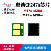 兼容惠普M17a M30a M17w碳粉芯片CF247A粉盒芯片M30w硒鼓计数芯片
