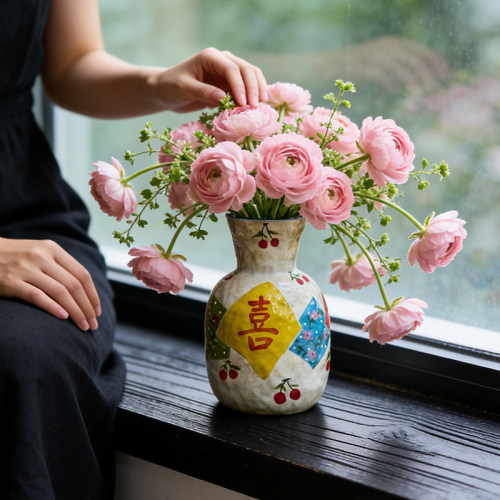 尤马马推荐花瓶喜乐福玄关花器