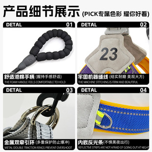 宠物狗狗牵引绳胸背小型犬狗狗胸背狗绳外出专用p绳宠物用品批发