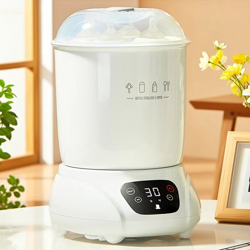 小白熊蒸汽奶瓶消毒器带烘干二合一婴儿消毒柜宝宝专用奶瓶消毒机