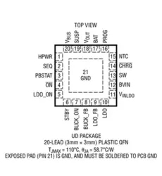 集成IC电路芯片LTC3553EUD  LTC3553  QFN原装拆机所以LFYB