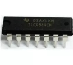 集成IC电路芯片TLC0834CN   TLC0834  DIP原装拆机质量保证