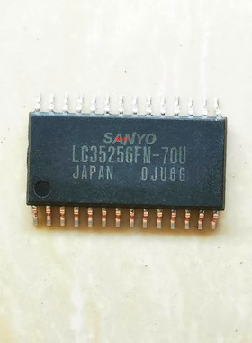 集成IC电路芯片 LC35256FM-55U-TLM   LC35256   SOP-28原装拆机