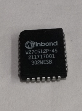 W27C512P-70/45Z PLCC32脚储存器芯片