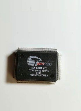 集成IC电路芯片CY7C64613-128NC   CY7C64613  QFP原装拆机