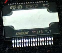 集成IC电路芯片音频放大器STA512TR  STA512  SSOP原装拆机