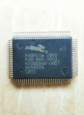 集成IC电路芯片RABBIT2000 QFP100 微处理器原装拆机质量保证