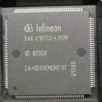 SAK-C167CS-L40M SAB-C167CS 汽车电脑板CPU芯片 QFP144 芯片