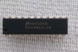 集成IC电路芯片DAC0832LCN DAC0832 DIP原装拆机质量保证