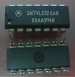 SN74LS126AN SN74HC126N DM74LS126N三状态输出的四路总线缓冲器
