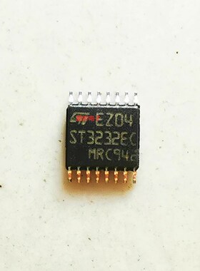 集成IC电路芯片ST3232ECTR ST3232EC TSSOP16 ST  ST3232原装拆机