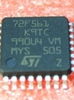 集成IC电路芯片ST72F561K9TC  ST72F561  72F561  QFP原装拆机