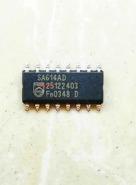 集成IC电路芯片SA614AD  NE614AD  SA614  NE614  SOP16原装拆机