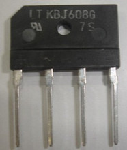 KBJ608G KBJ606 KBJ605整流桥 6A 800V 扁桥 桥堆  KBJ608