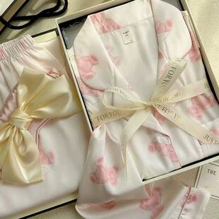 母亲节礼物实用送妈妈岳母婆婆生日见面礼睡衣冰丝两件套