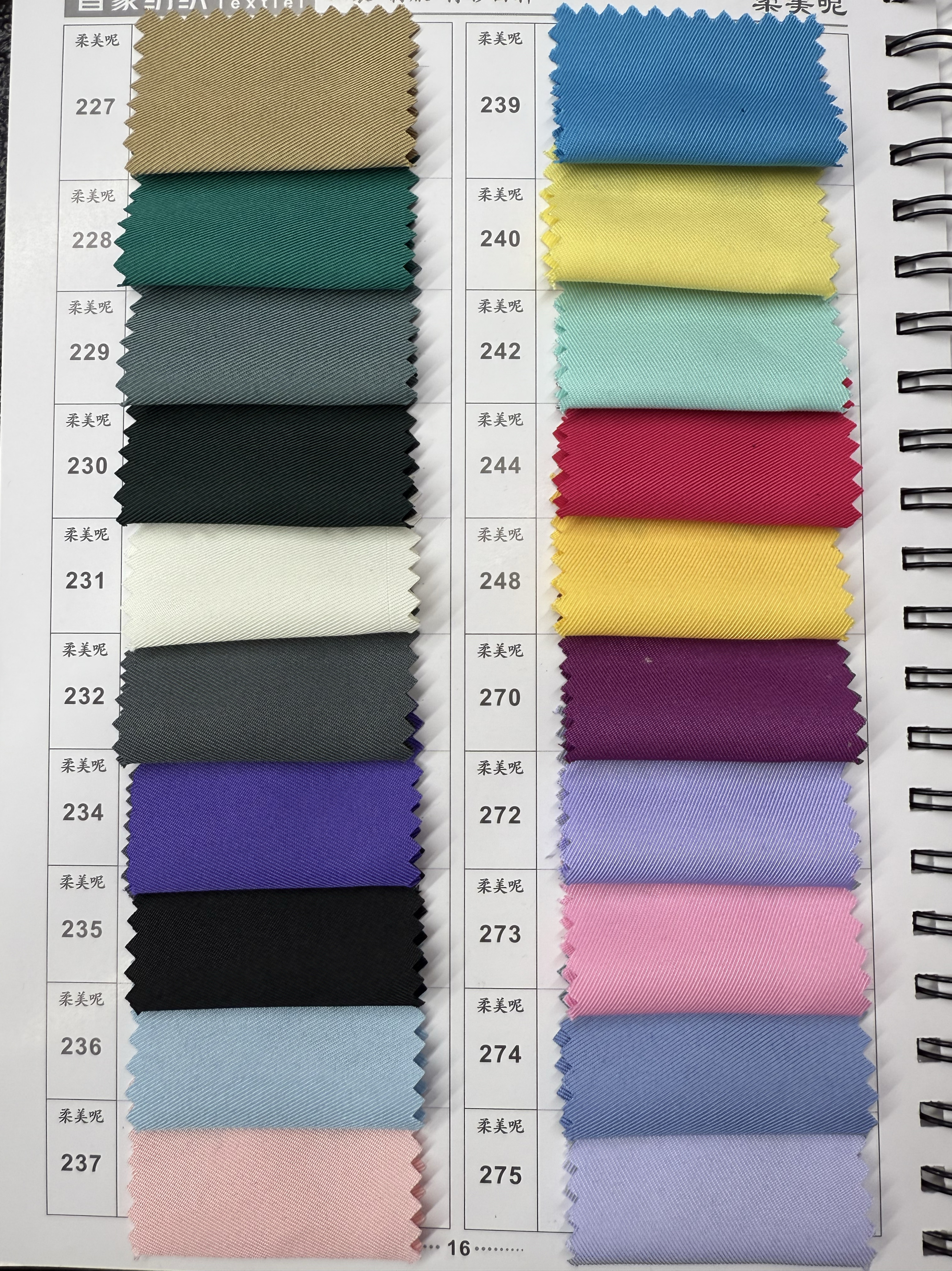 纯色涤纶斜纹柔美呢布职业工装厨师制服西装围裙汉服cosplay面料